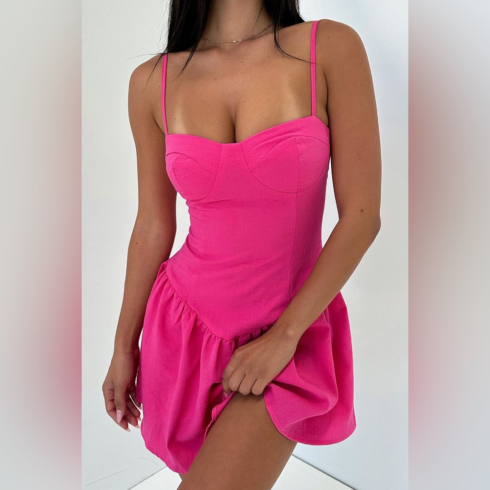 That’s so fetch pink dress